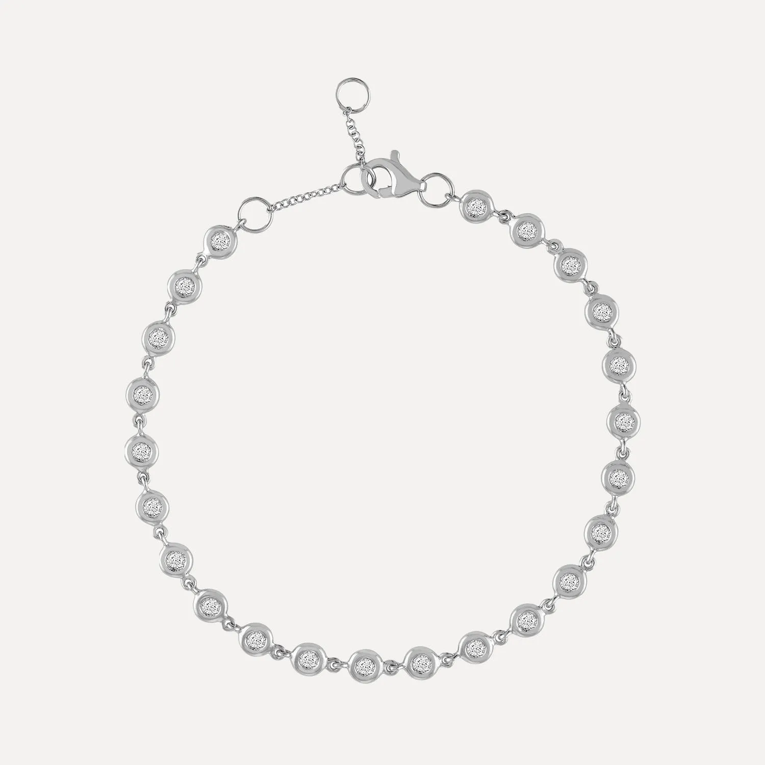 Diamond Bezel Bracelet 0.60ct