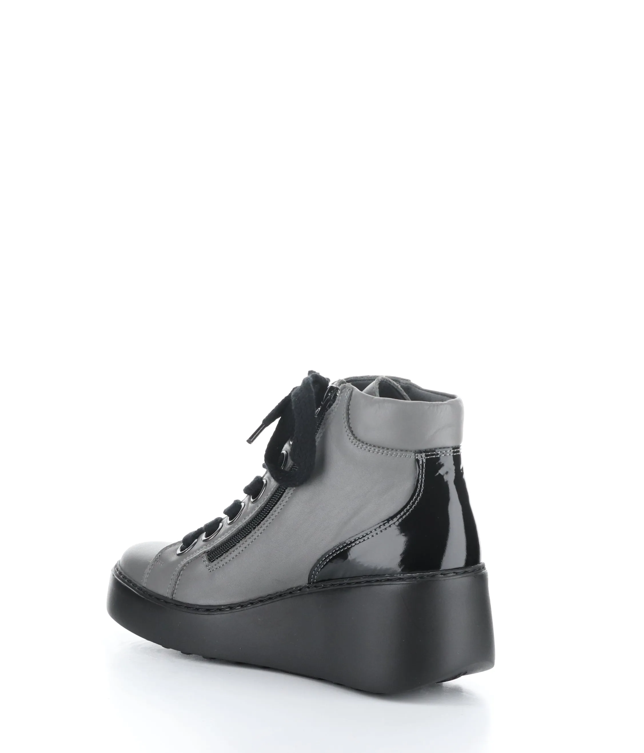 DICE468FLY 001 GREY/BLACK Hi-Top Shoes