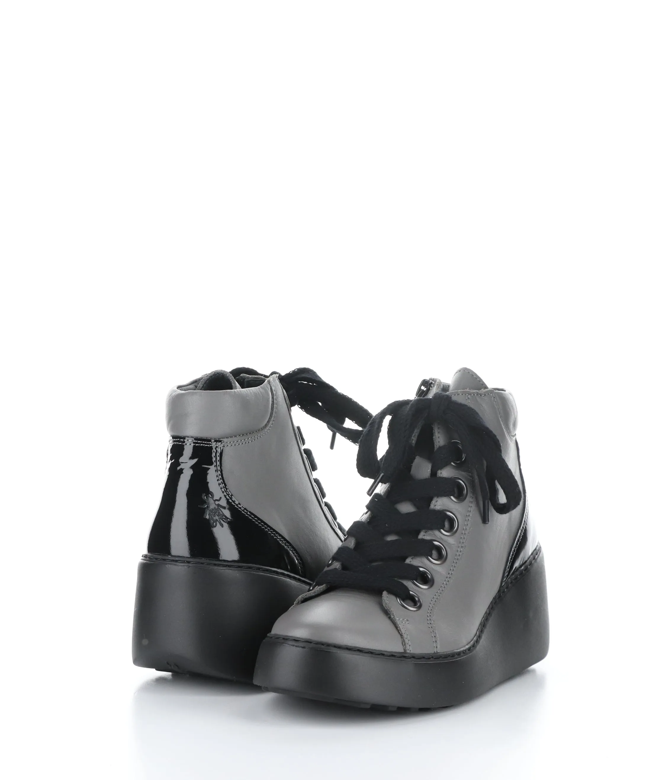 DICE468FLY 001 GREY/BLACK Hi-Top Shoes