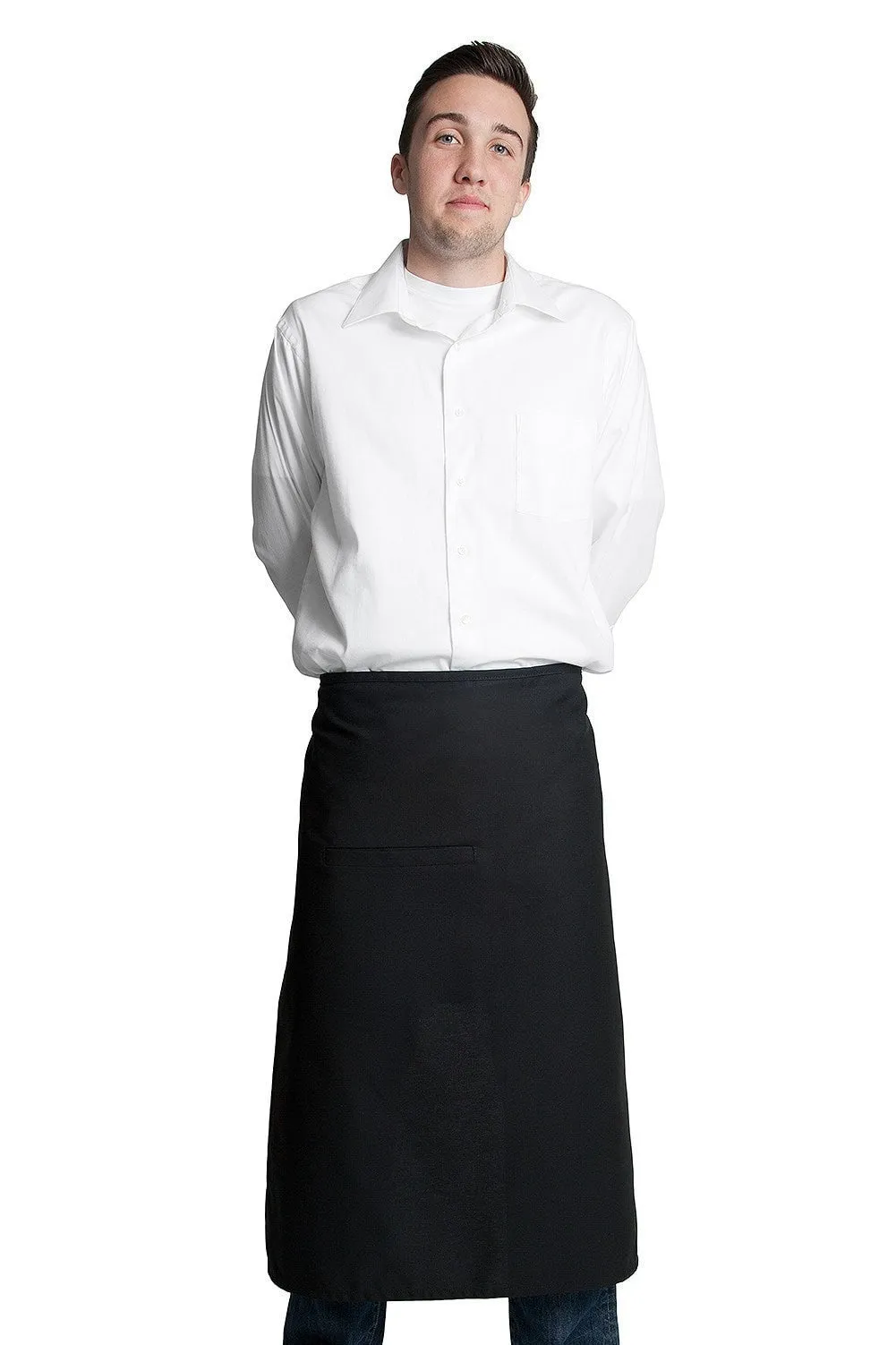 Fiumara Apparel Full Bistro Apron w/ 1 Pocket 32L x 28W