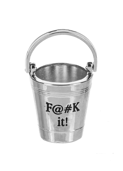 F@#k It Bucket Charm Pocket Token