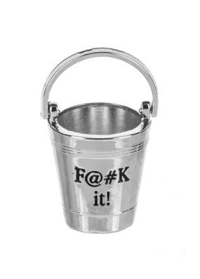 F@#k It Bucket Charm Pocket Token