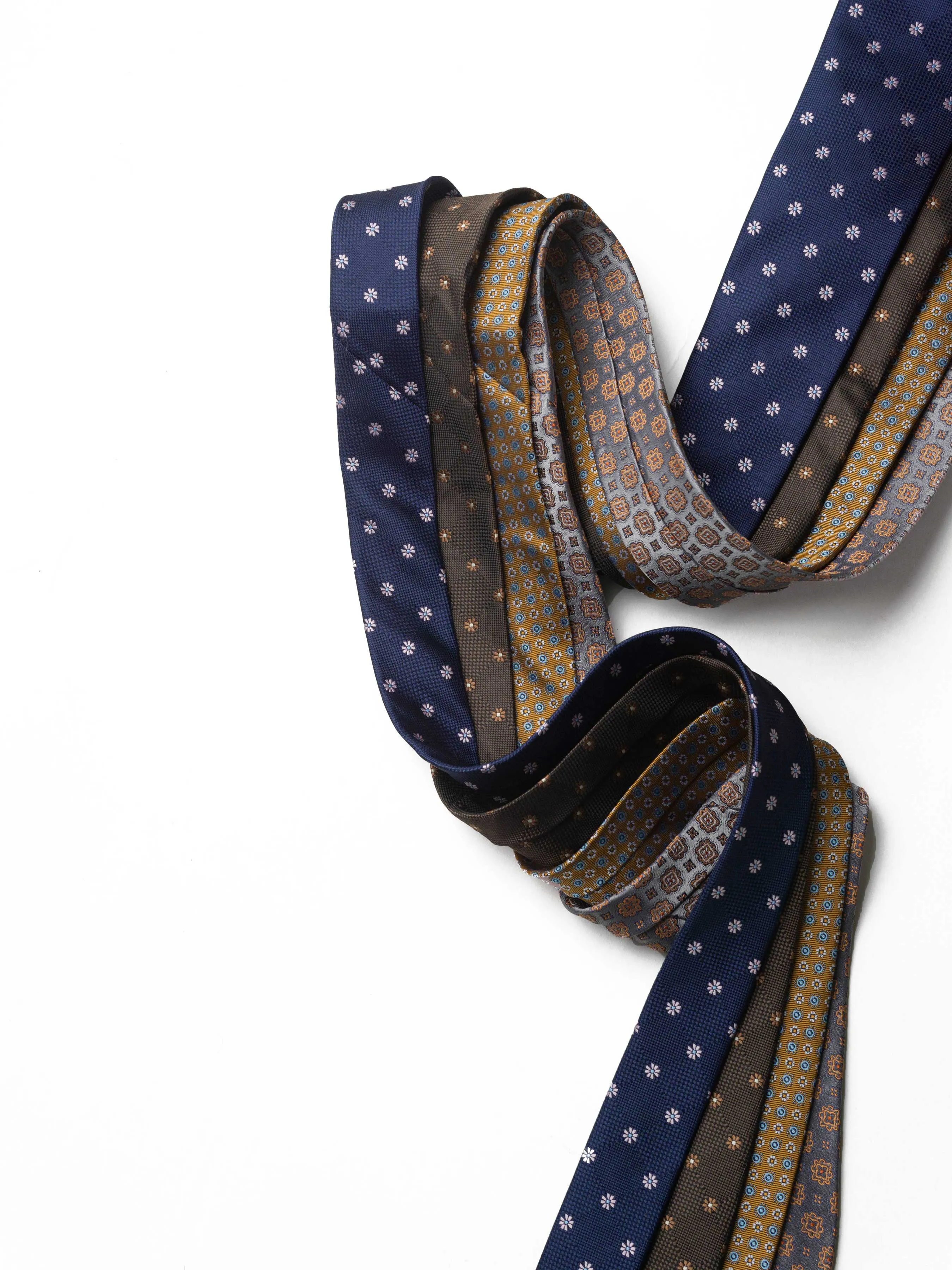 Floral Medallion Tie - Dark Brown