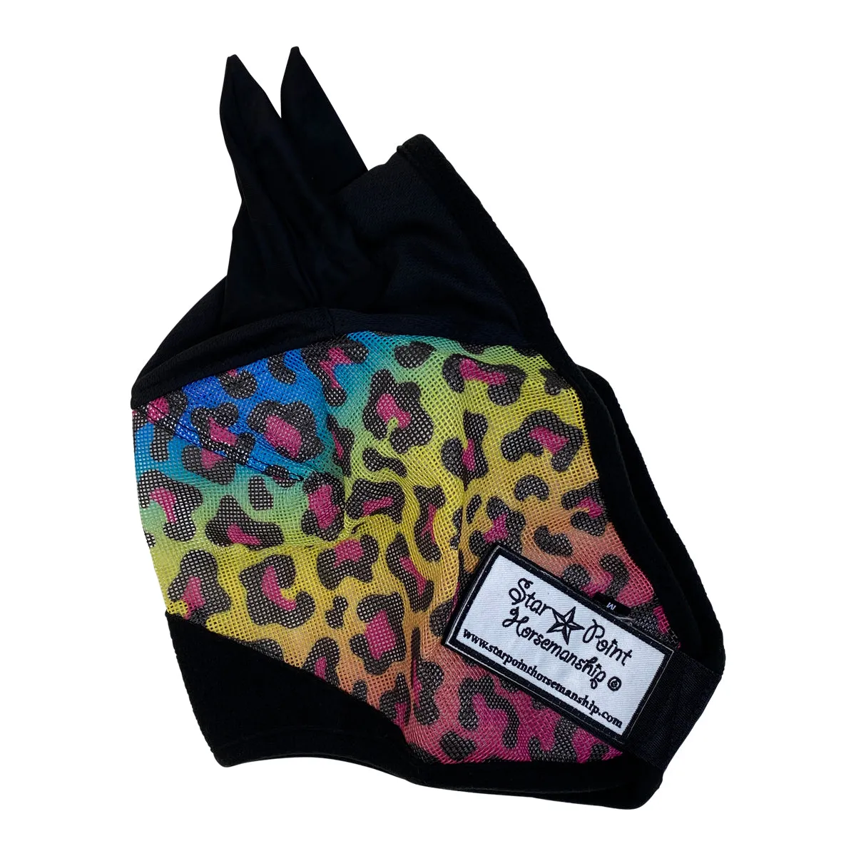 Fly Mask in Rainbow Cheetah - Mini