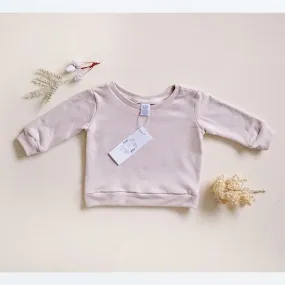 Fox and Poppy Bamboo Cotton Pull Over Kids - Oat