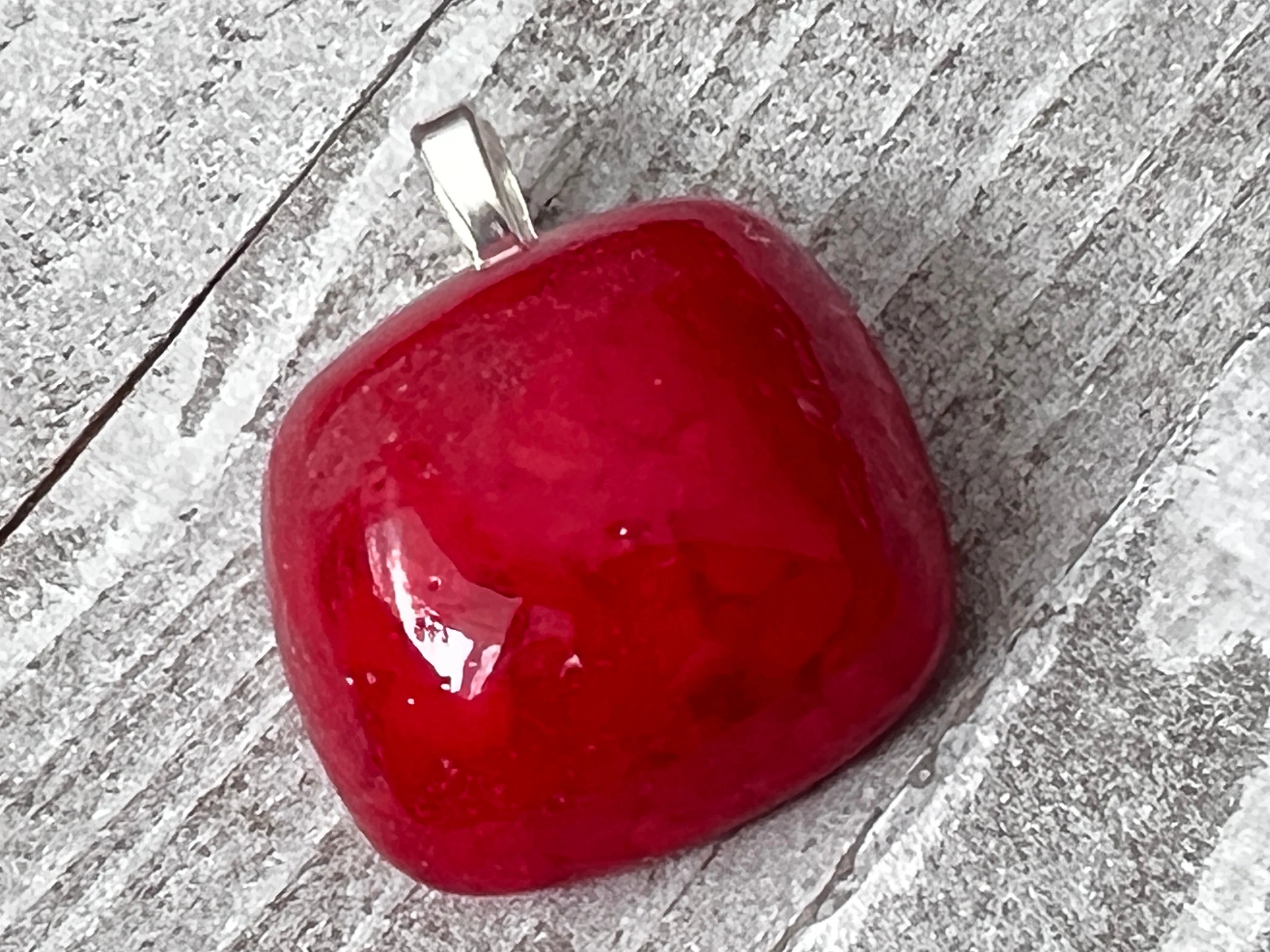 Fused Glass Pendant~ Spread The Love