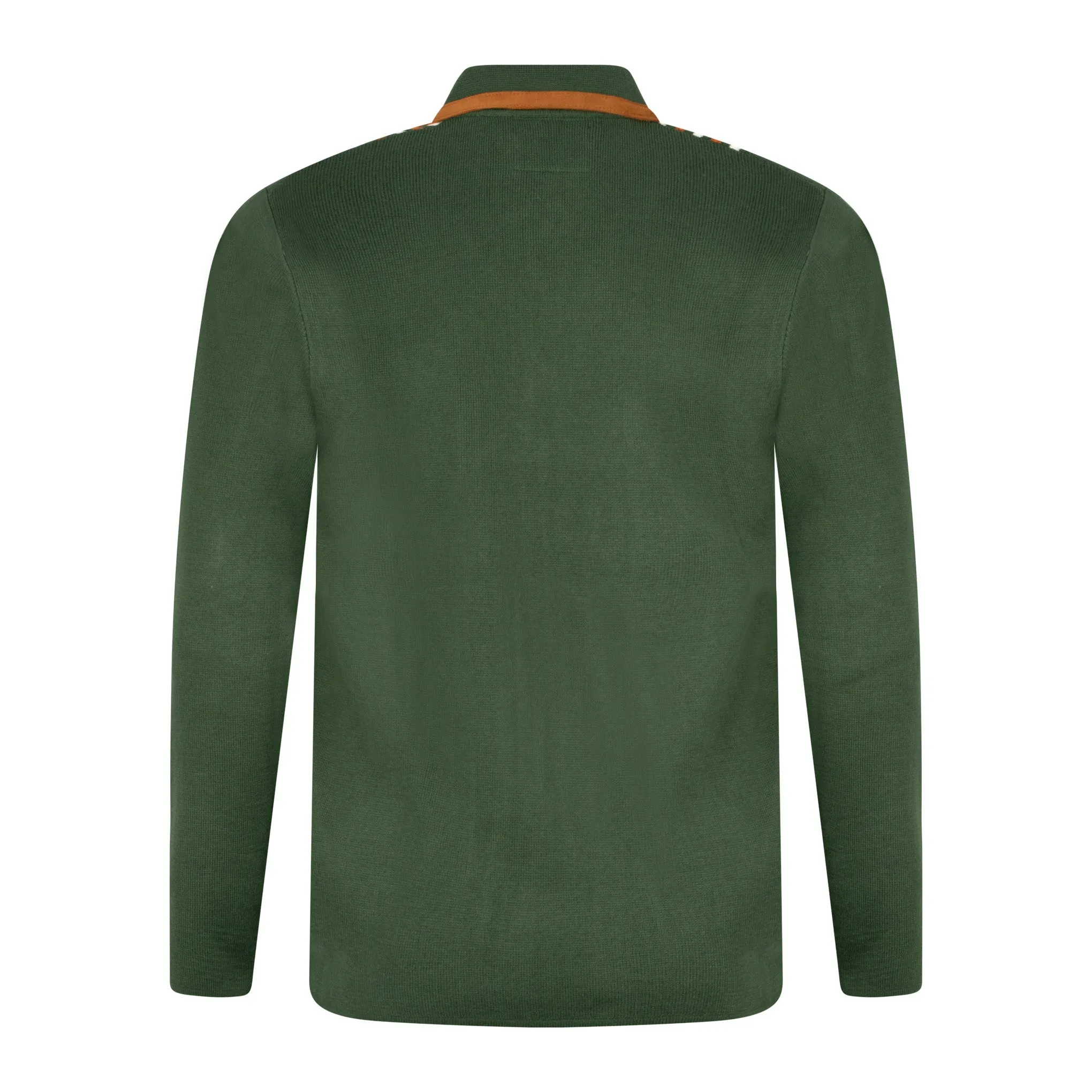 Gabicci Vintage Norman Anniversary Knit Polo Forest