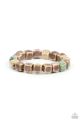 Glaze Craze - Purple Paparazzi Bracelet