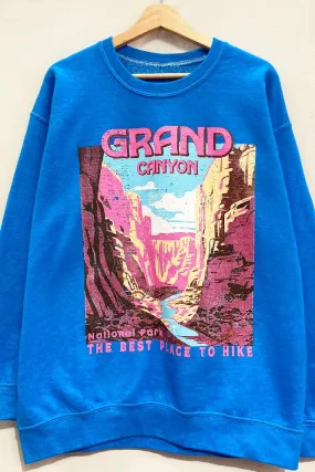 Grand Canyon Sweatshirt in Royal Blue