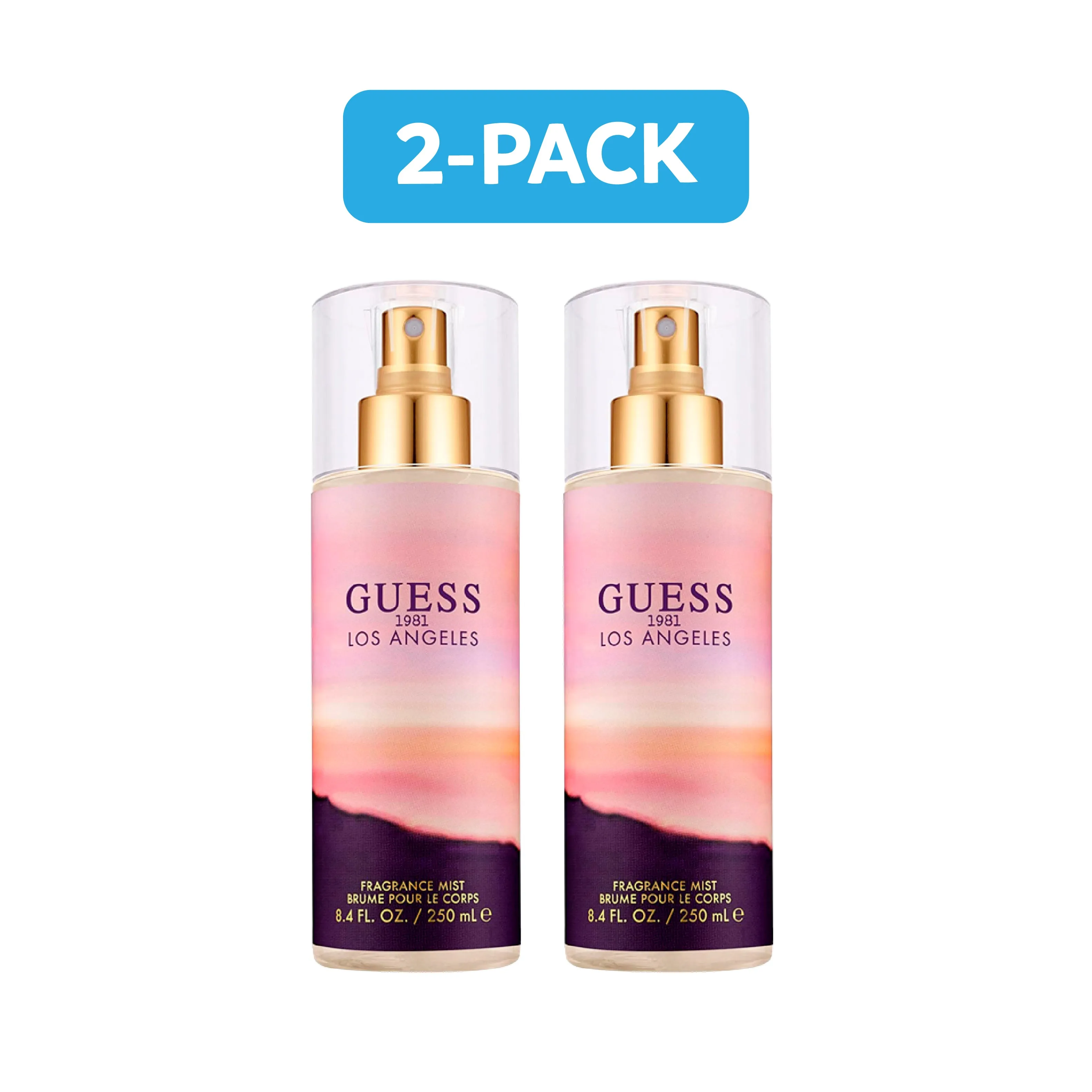 Guess 1981 Los Angeles Fragrance Mist for Women 8.4 oz 250 ml (2 Pack)