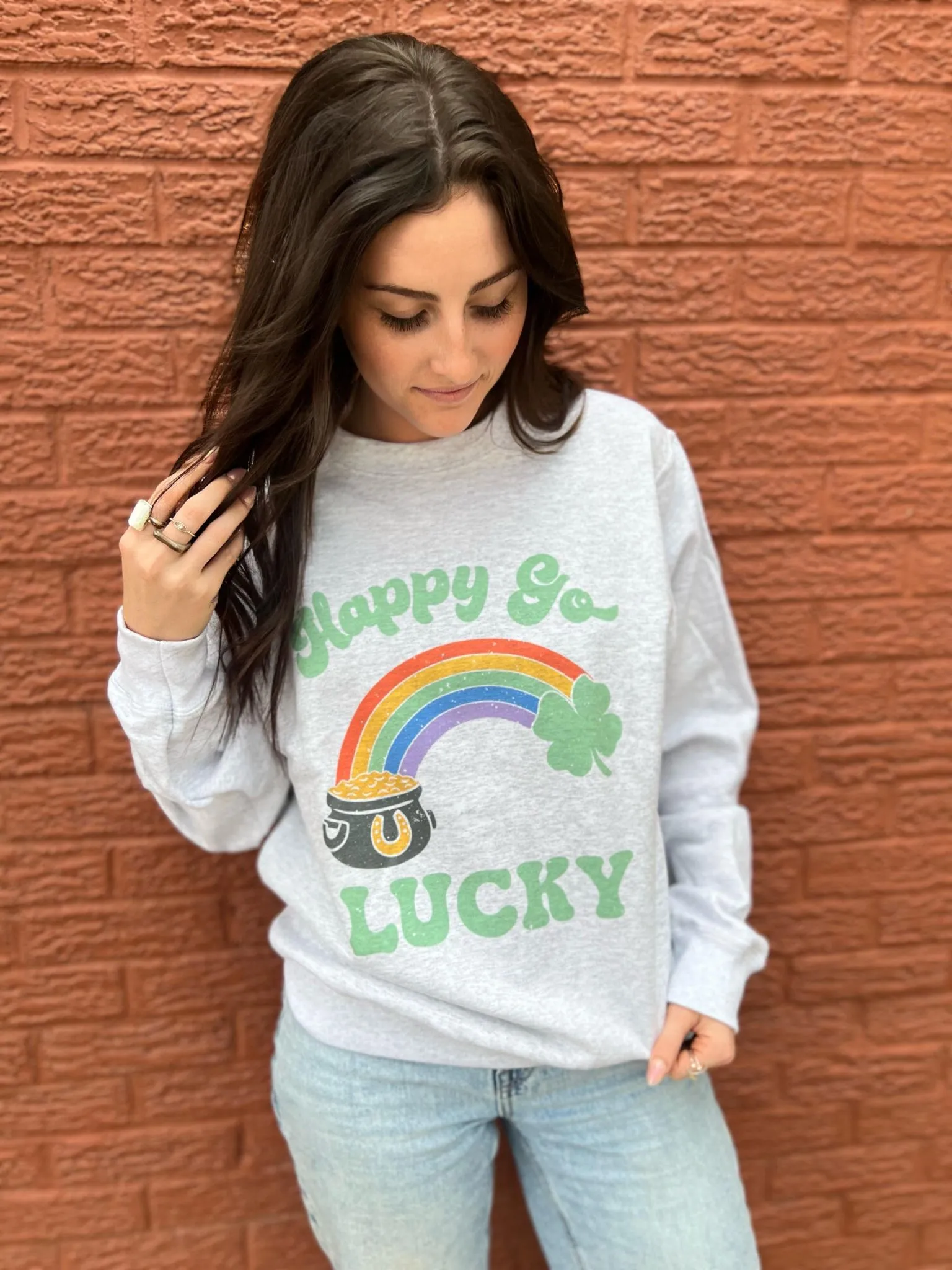 Happy Go Lucky Sweatshirt