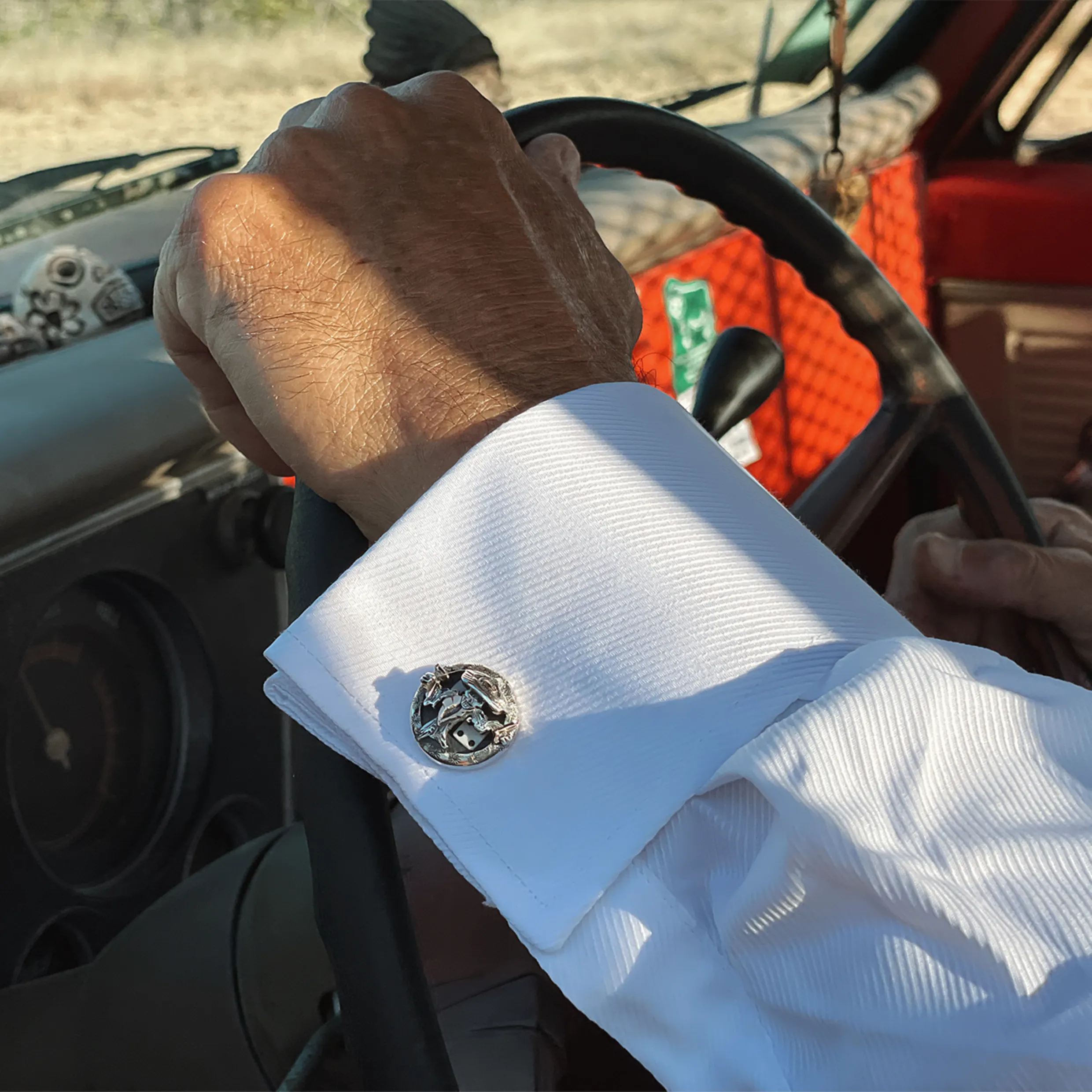 Johnny Bones Lucky 7 Cufflinks