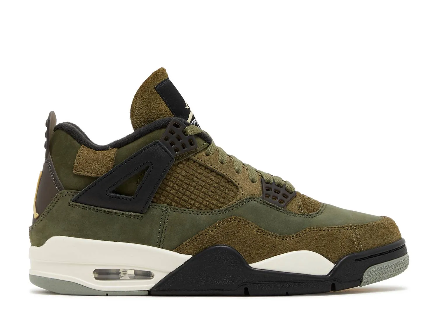 Jordan Retro 4’s Craft Olive Mens