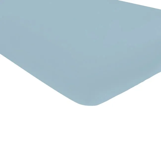 Kyte Baby Crib Sheet in Dusty Blue