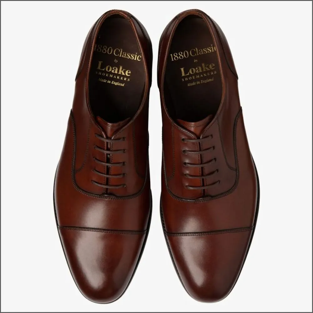 Loake Stonegate Seared Mahogany Shoe*