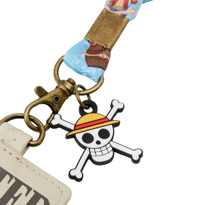 Loungefly Toei One Piece Wanted Lanyard with Card Holder - Preorder