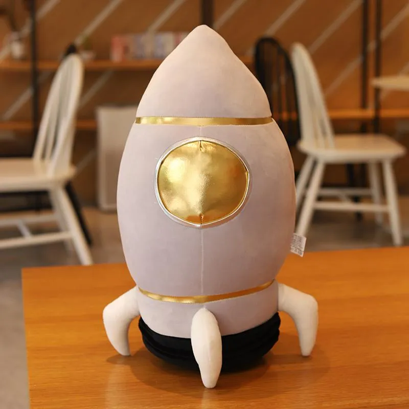 Lovely Space astronaut doll rocket plane plush toy doll doll boys pillow children's birthday gift stuffed animals  kawaii plush