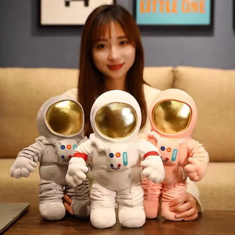 Lovely Space astronaut doll rocket plane plush toy doll doll boys pillow children's birthday gift stuffed animals  kawaii plush