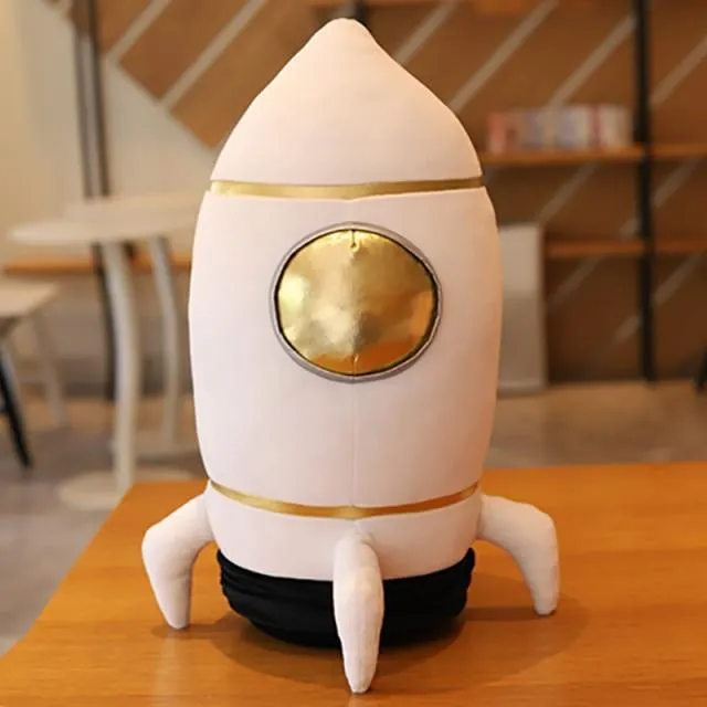 Lovely Space astronaut doll rocket plane plush toy doll doll boys pillow children's birthday gift stuffed animals  kawaii plush