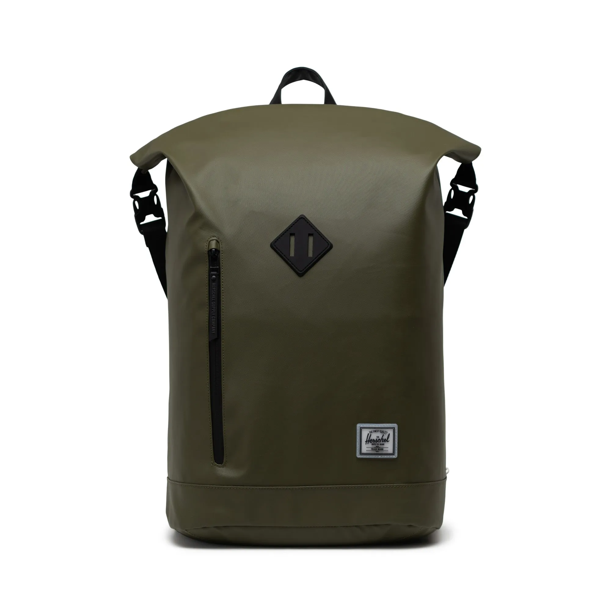 Mochila Herschel Roll Top Ivy Green - Weather Resistant