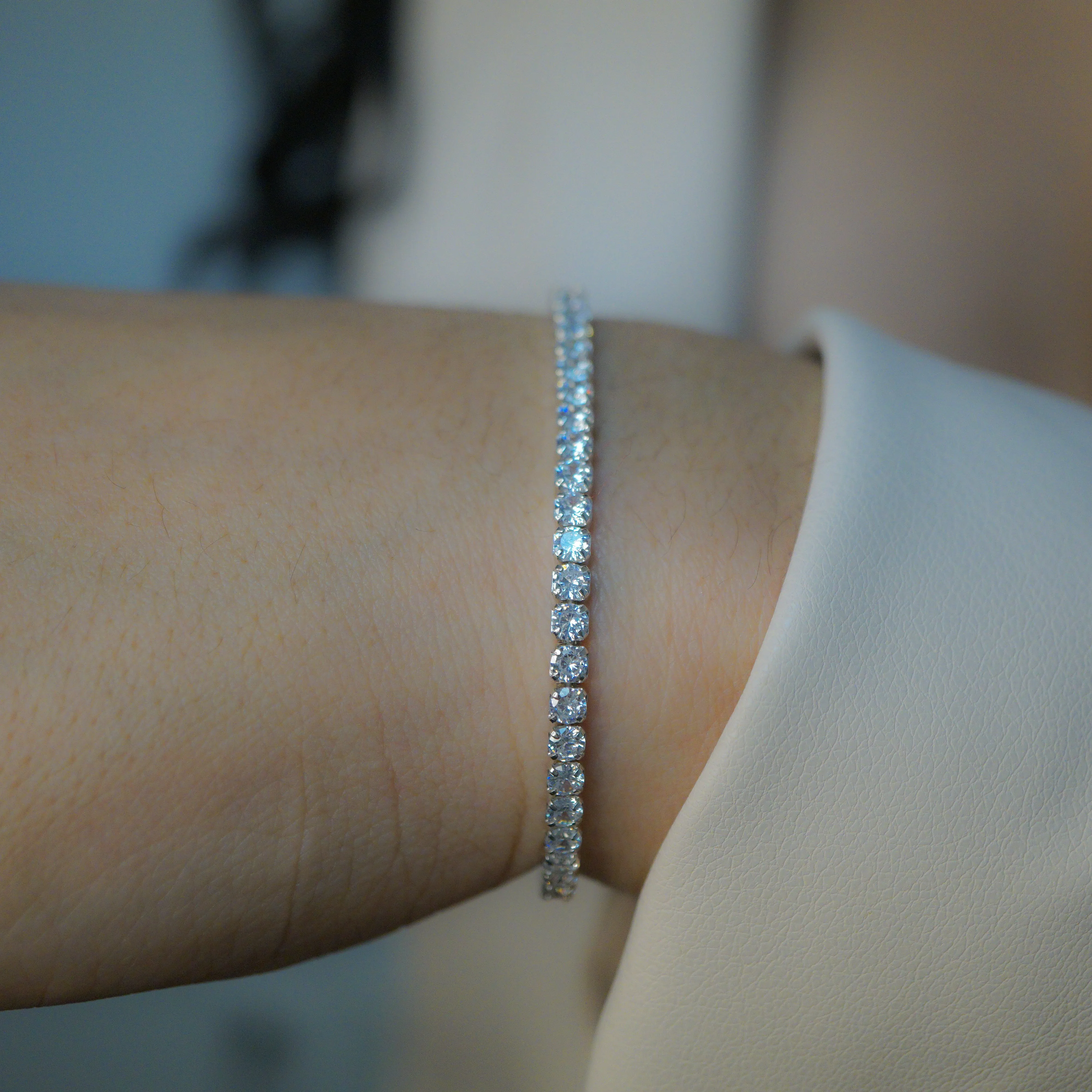 MOISSANITE TENNIS BRACELET