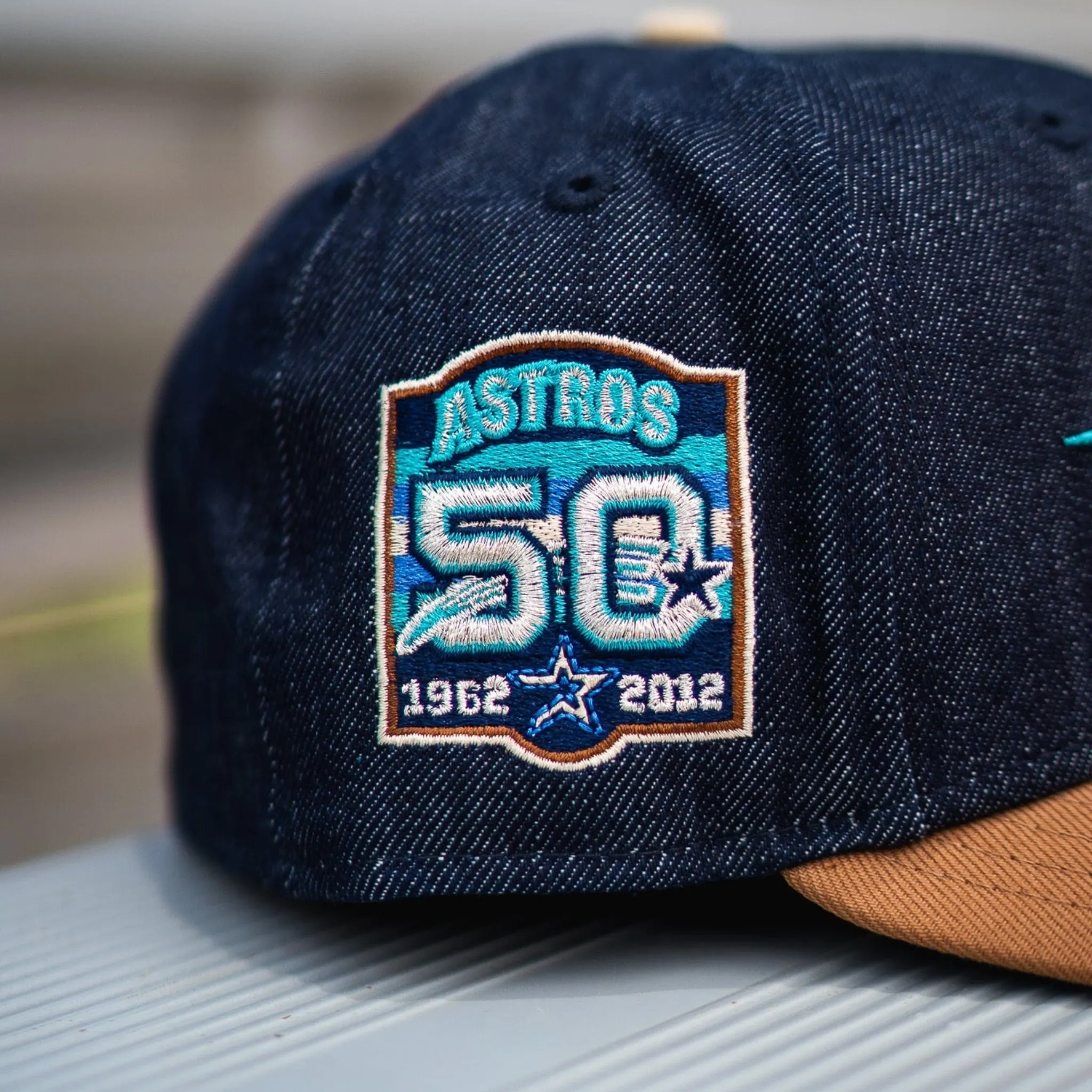 New Era Houston Astros 50th Anniversary Teal UV (Denim/Khaki)