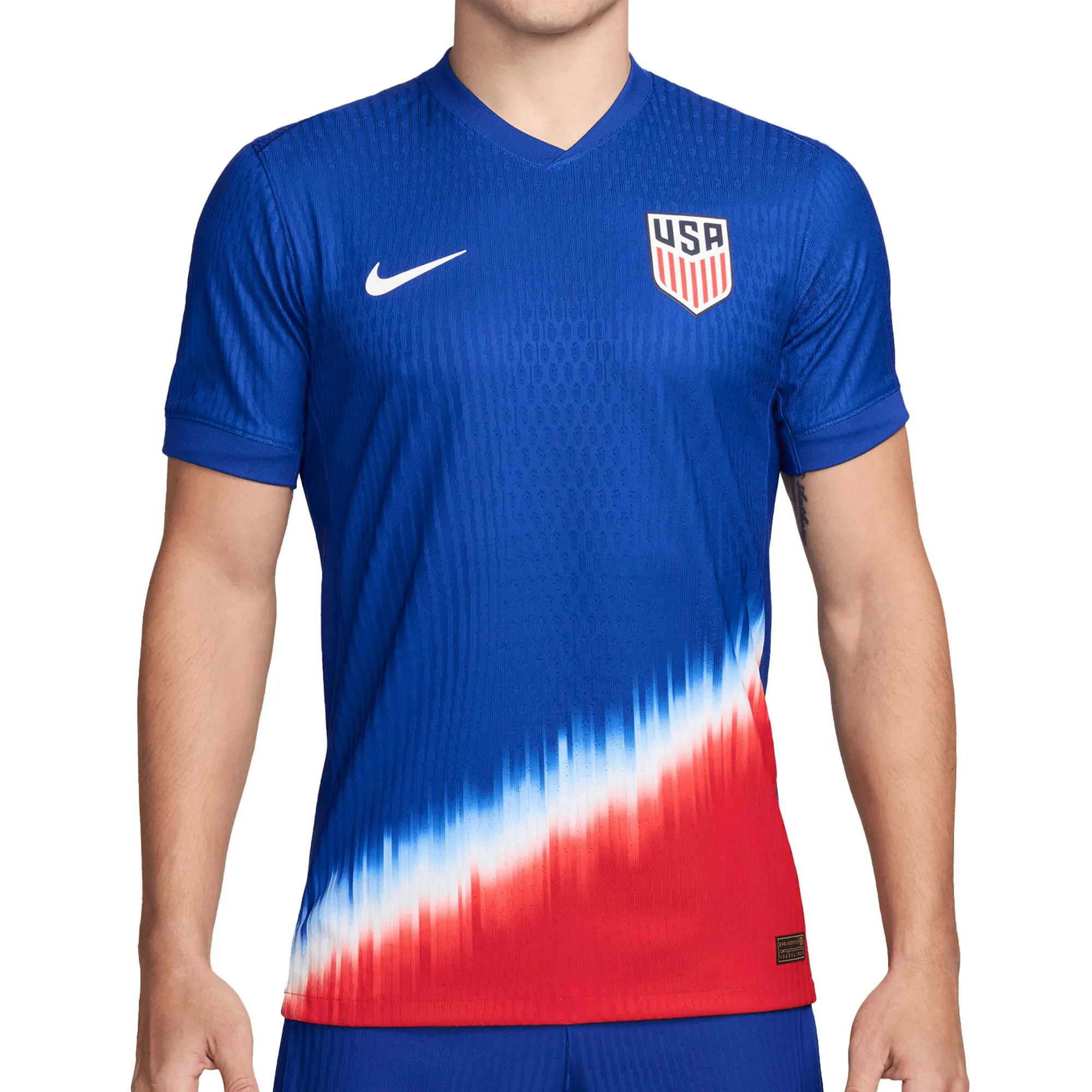 Nike Men's USA 2024/25 Dri-FIT ADV Away Jersey Blue/Red