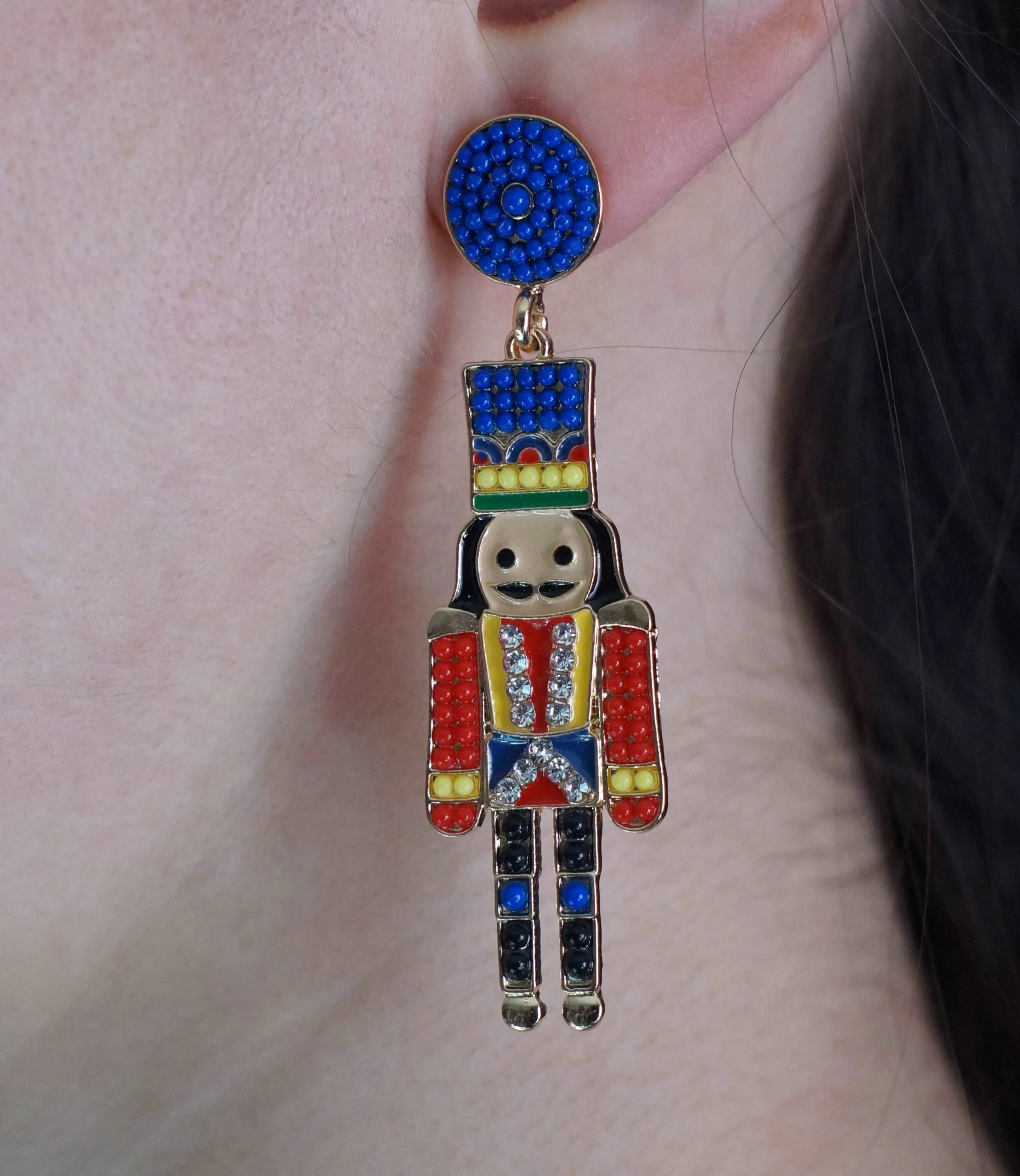 Nutcracker Soldier Fashion Earrings