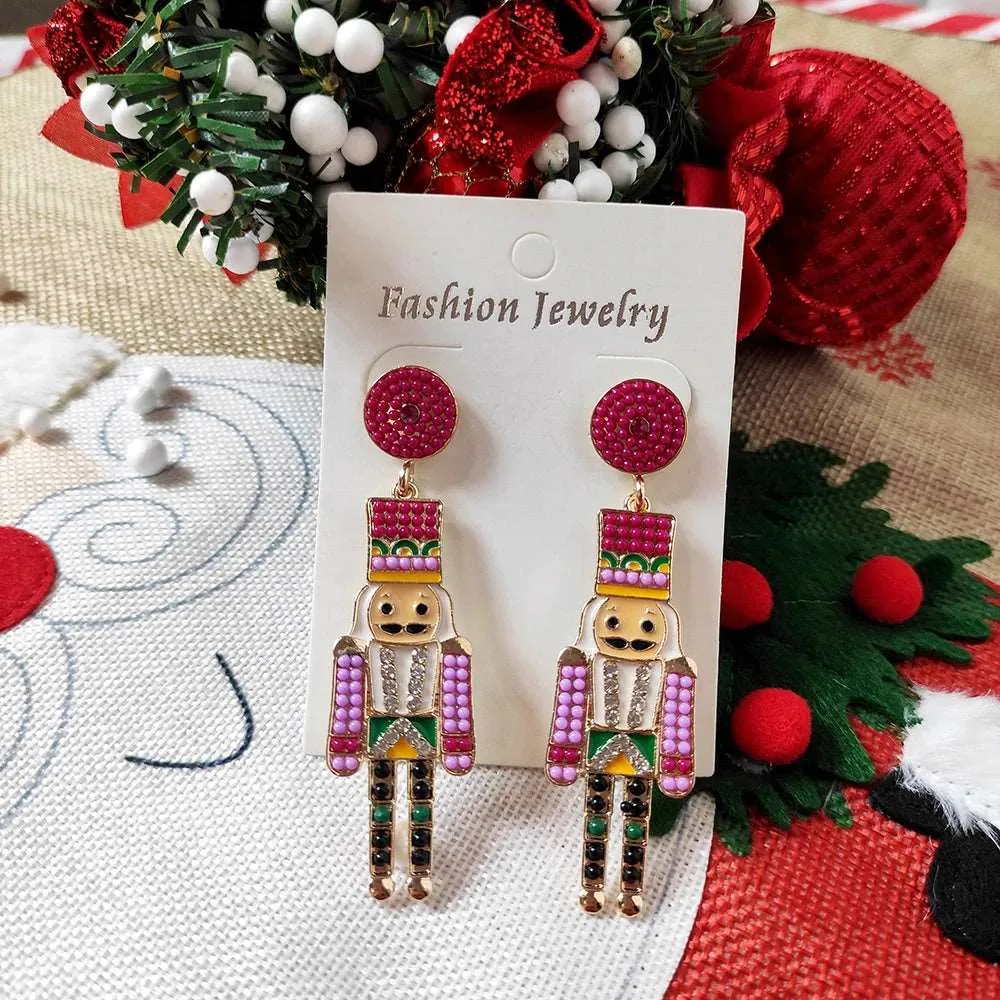 Nutcracker Soldier Fashion Earrings