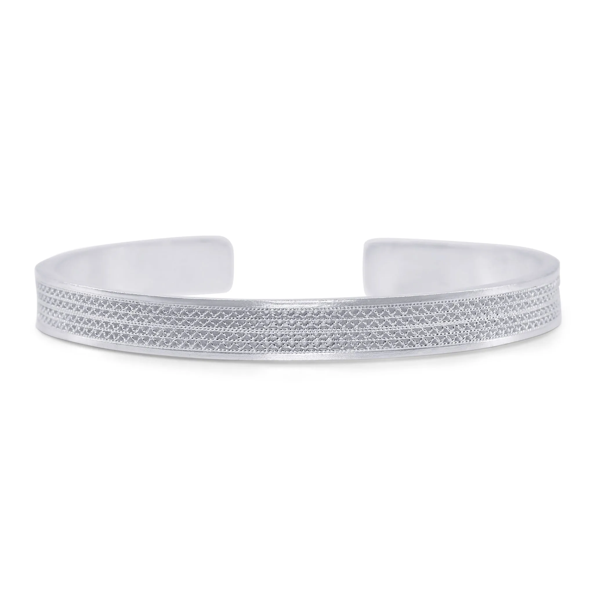 OCTAVIA SILVER SILVER CUFF BRACELET