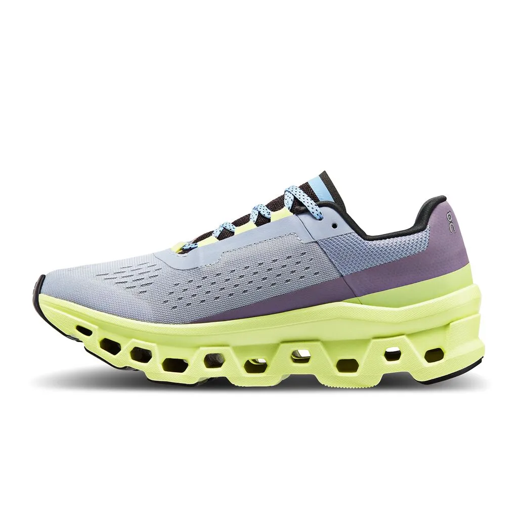 'On Running' Women's Cloudmonster - Nimbus / Hay