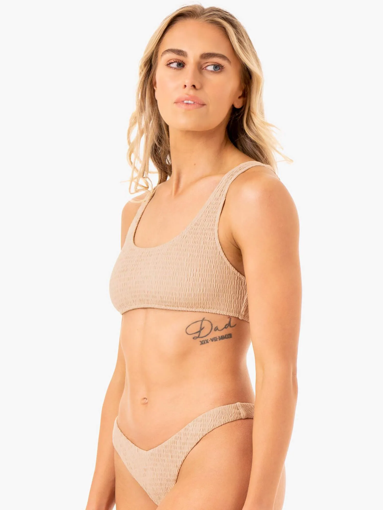 Paradise Scoop Bikini Top - Sand