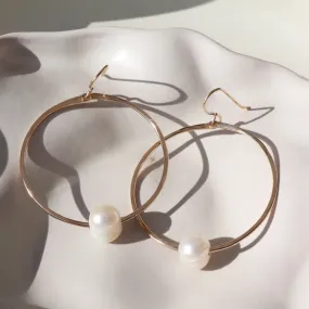 Pearl Hoops