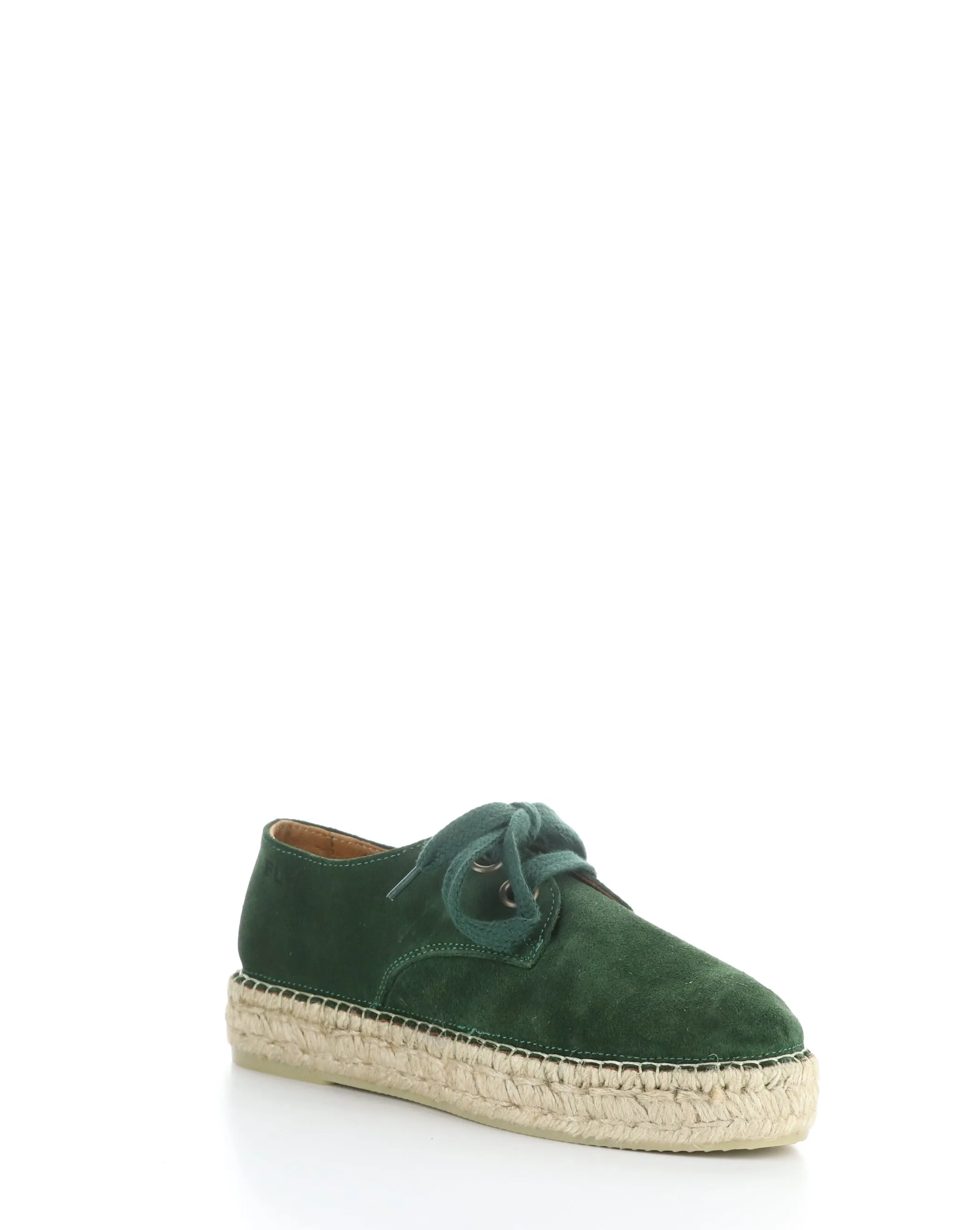 PETH525FLY 001 DARK GREEN Lace-up Shoes