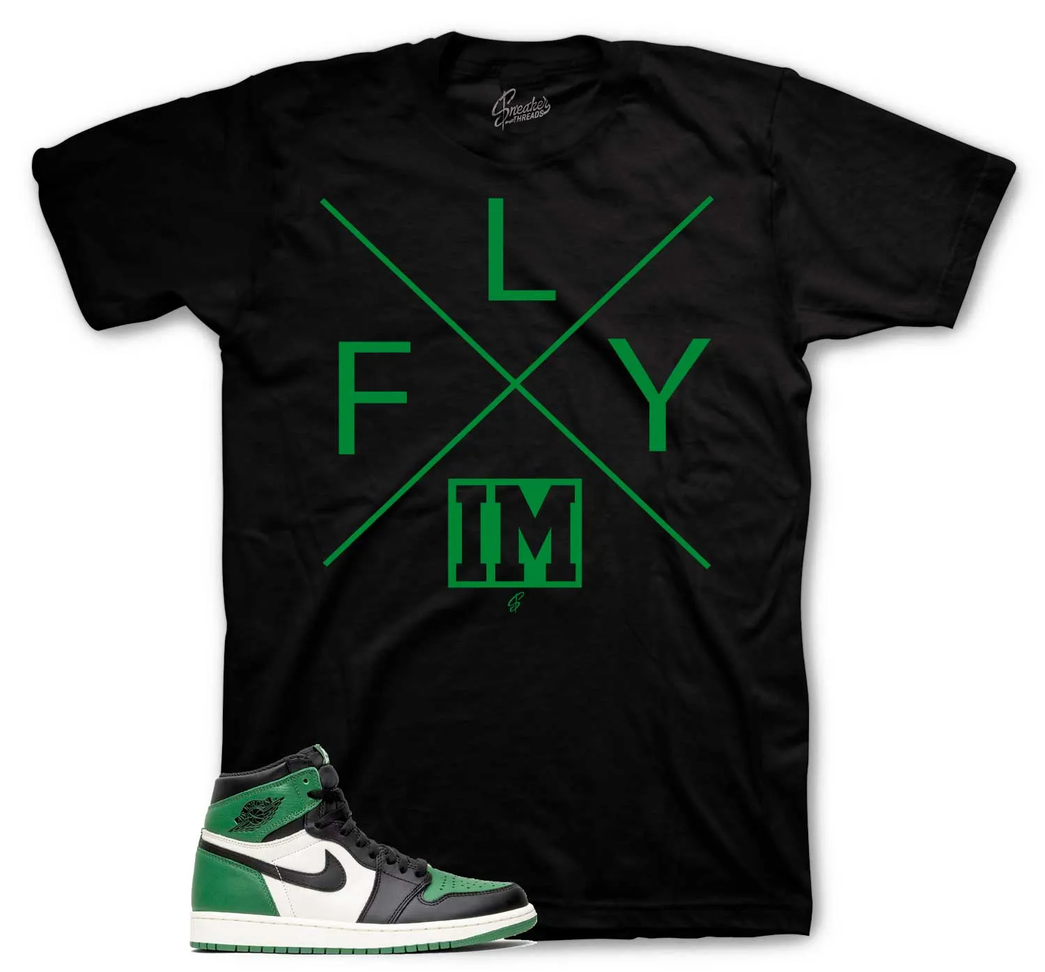 Retro 1 Lucky Green Im Fly Shirt