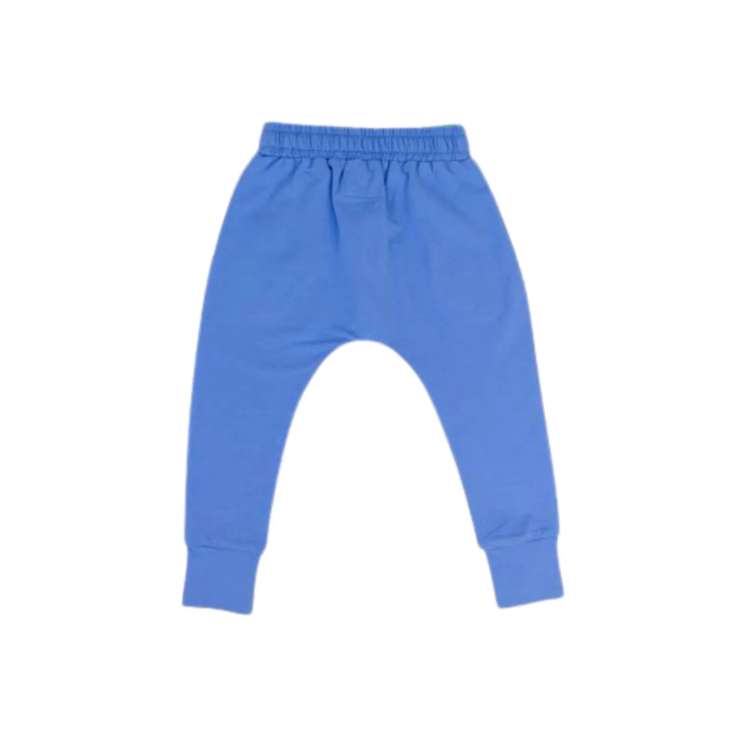 Rib Slim Fit Harem Trackies, Blue