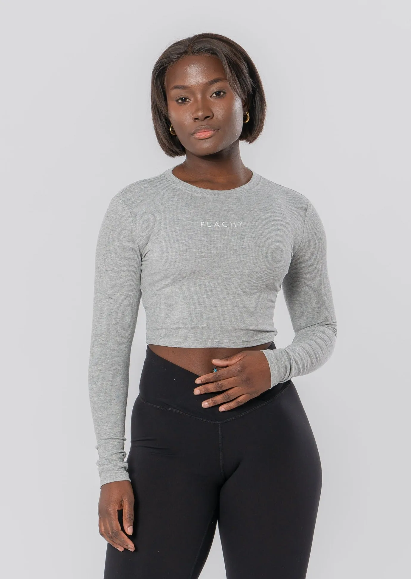 RIBBED Long Sleeve Top