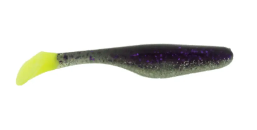 SaltWater Assassin Sea Shad Purple Chicken 4 10pk