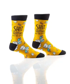 Shit Happens, Men's Crew Sock