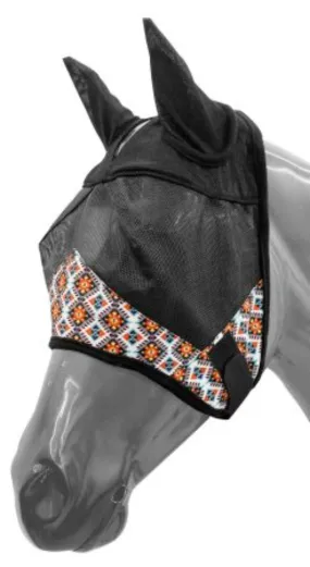 Showman Fly Mask Aztec Print