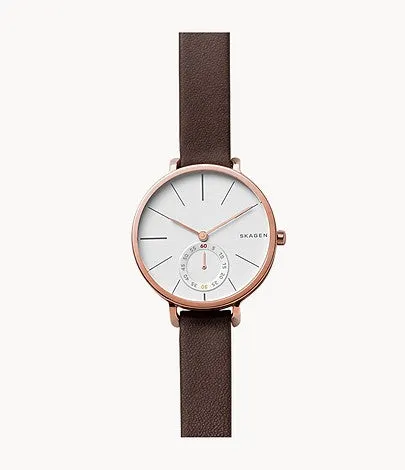 Skagen Hagen Leather Watch SKW2356