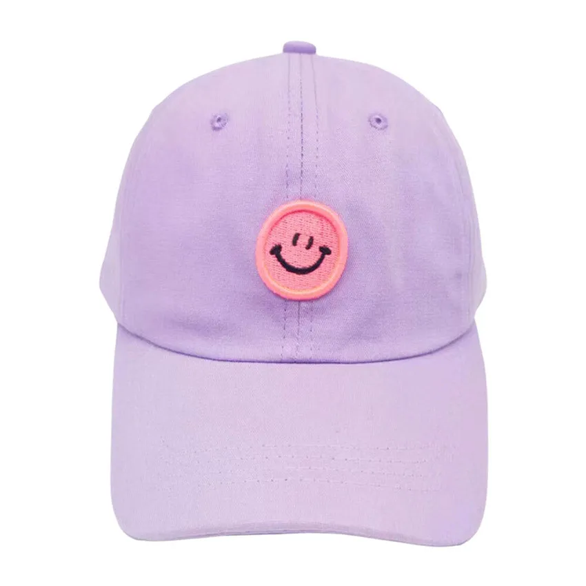 Smile Accented Solid Baseball Cap