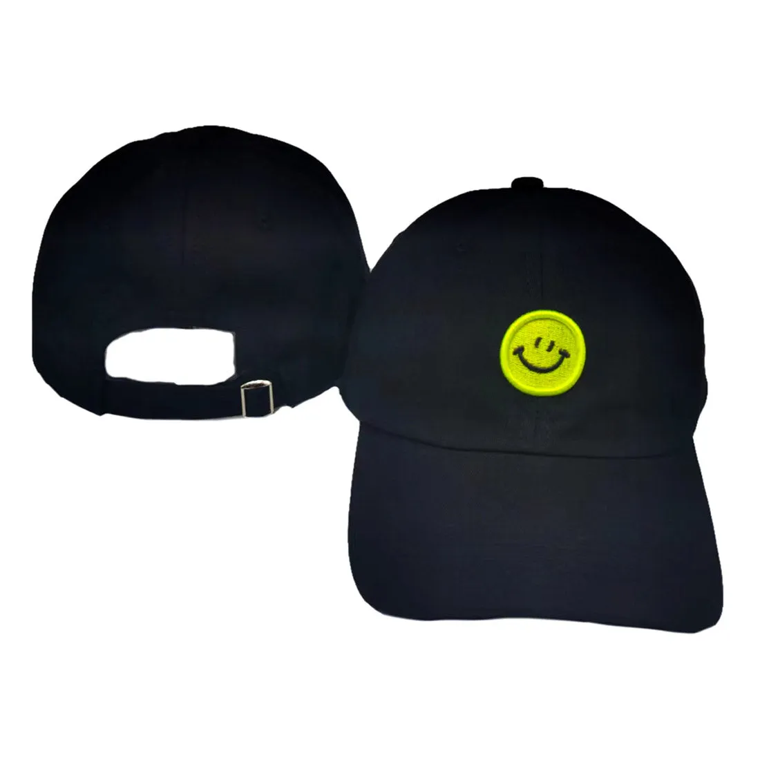 Smile Accented Solid Baseball Cap