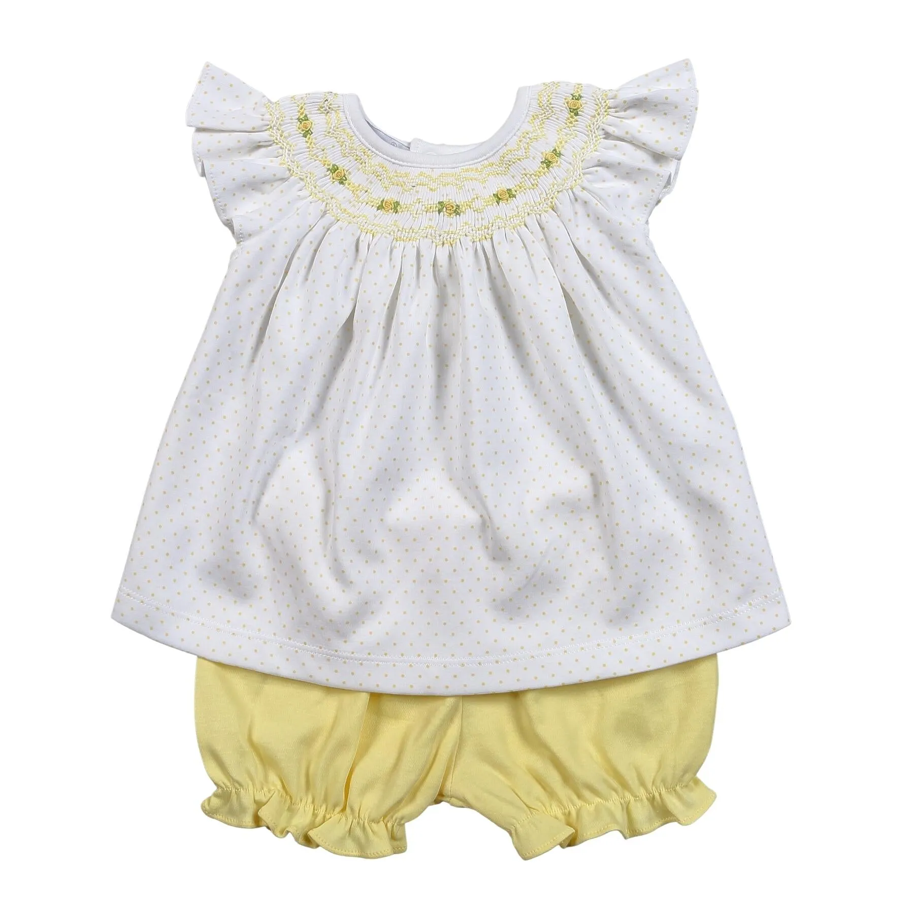 Smocked Bloomer Set - Yellow