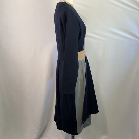 StogovaTanGray Black Color Block Dress