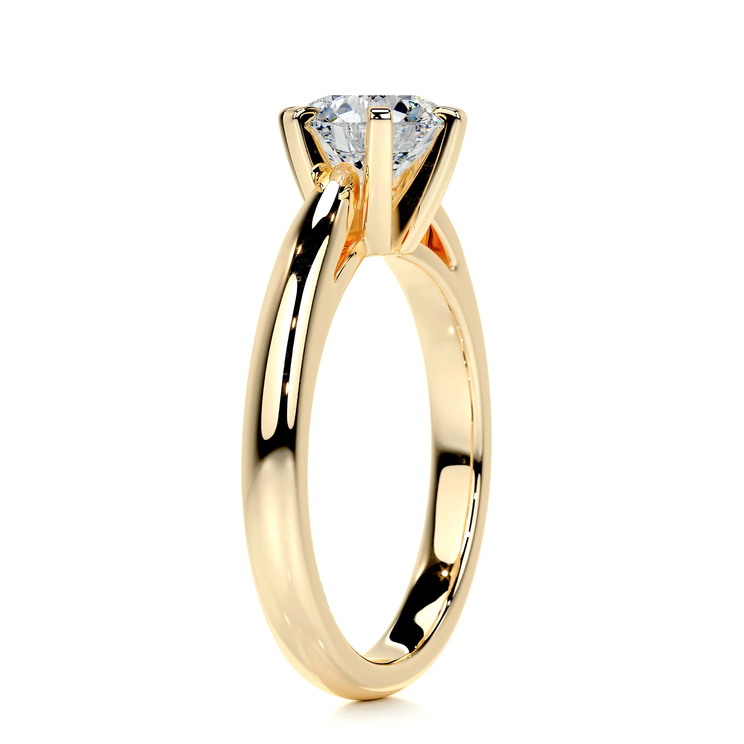 Talia Diamond Engagement Ring - 18K Yellow Gold