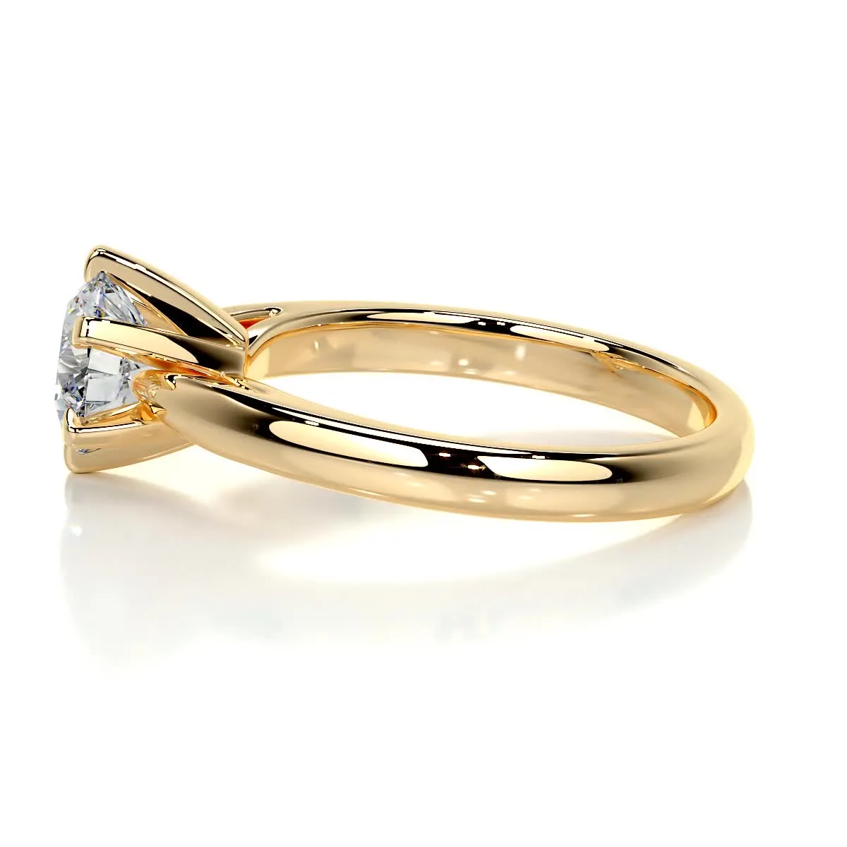 Talia Diamond Engagement Ring - 18K Yellow Gold