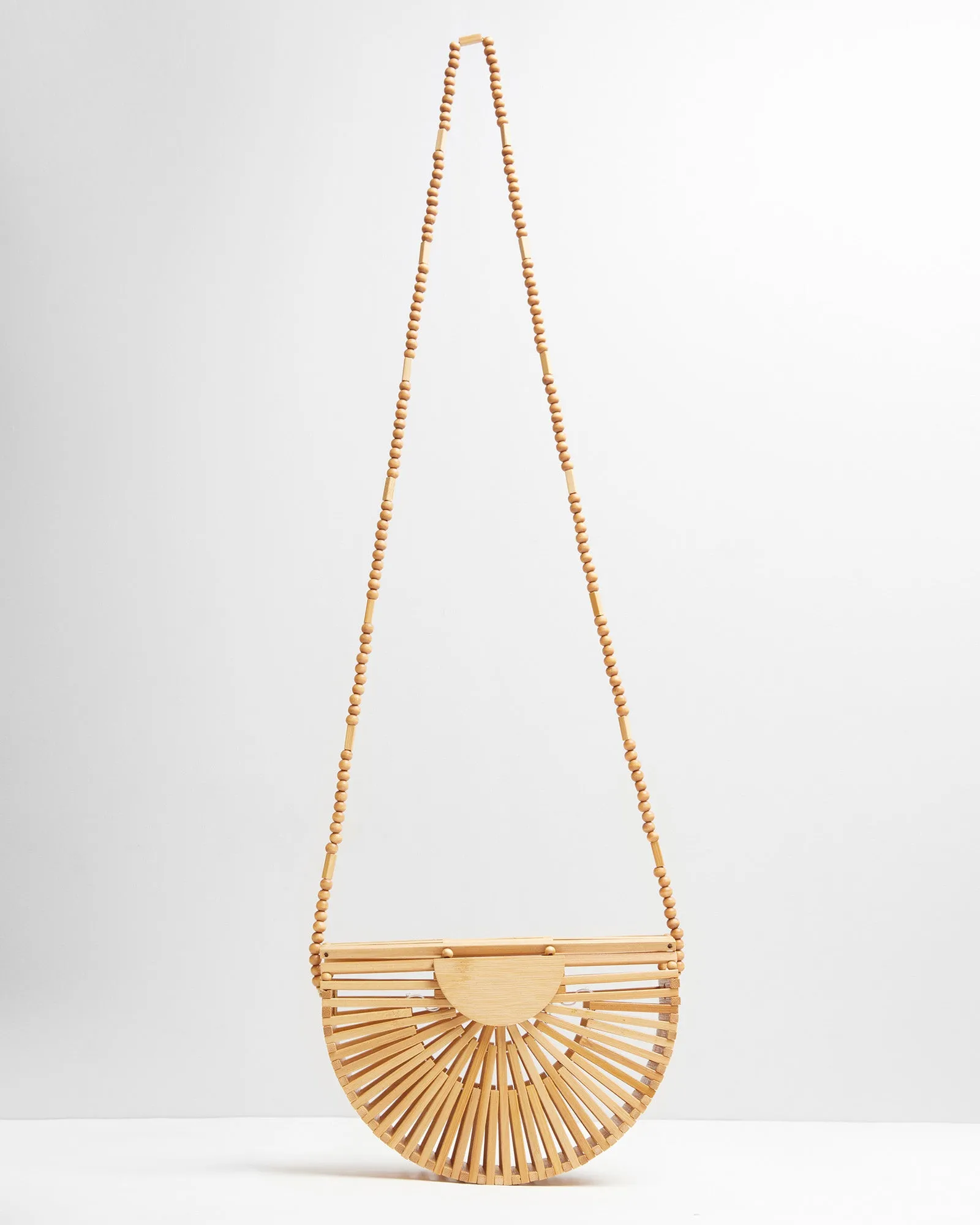 Tash Semicircle Bamboo Bag