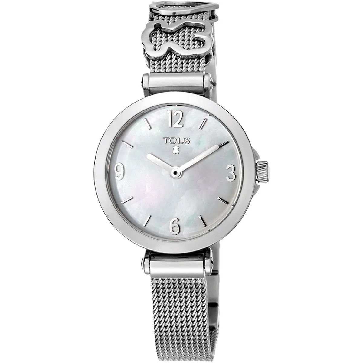 Tous Steel Icon Charms Watch with Mother-of-pearl 700350155