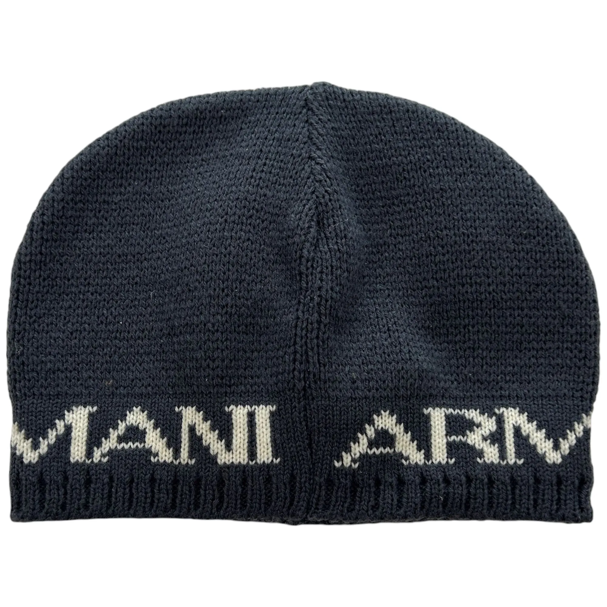 Vintage Armani Logo Beanie Apparel